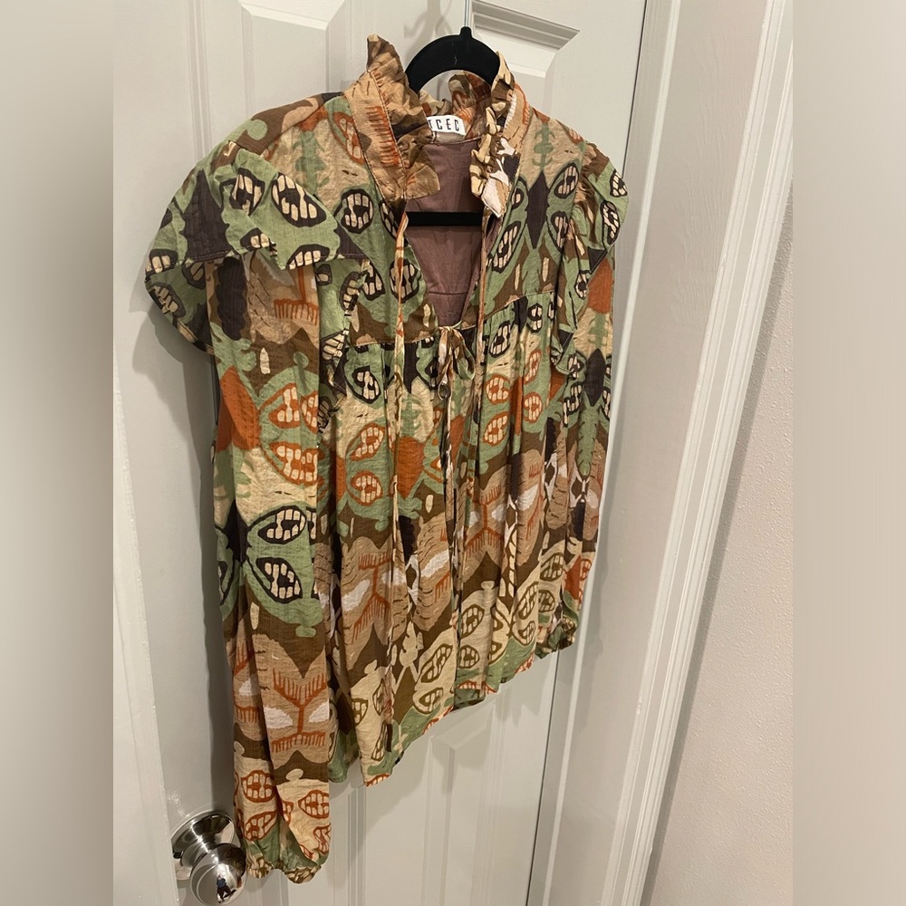 TCEC Colorful Patterned Blouse - Picture 2 of 4